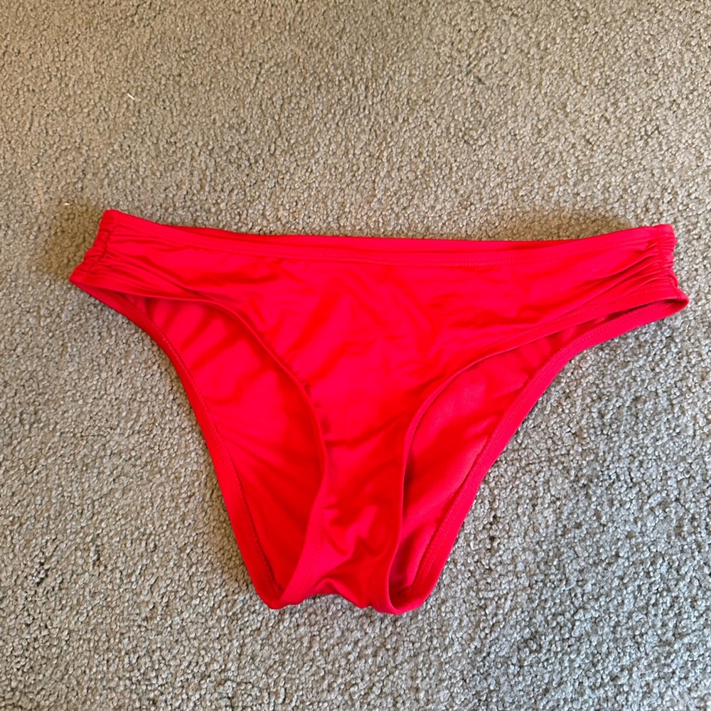 Red bikini bottom
